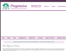 Tablet Screenshot of progressivecm.com